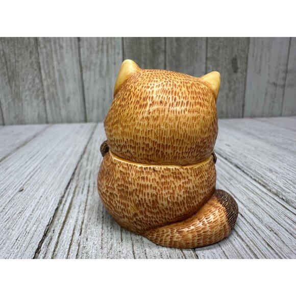 Vtg Harmony Kingdom Pot Bellys "Spanky" Cat Figurine Lil' Mousers 2" Long Gift - Picture 2 of 11